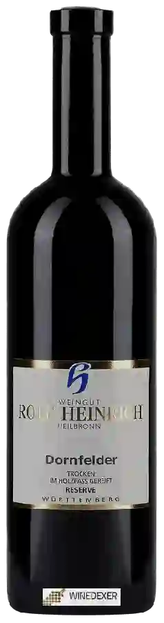 Weingut Rolf Heinrich Heilbronn - Dornfelder Trocken im Holzfass Gereift Weingut Rolf Heinrich Heilbronn - Dornfelder Trocken im Holzfass Gereift