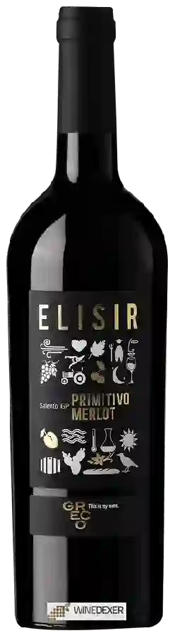 Winery Romaldo Greco - Elisir Primitivo - Merlot Winery Romaldo Greco - Elisir Primitivo - Merlot