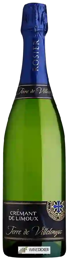 Domaine Rosier - Terre de Villelongue Crémant de Limoux Domaine Rosier - Terre de Villelongue Crémant de Limoux