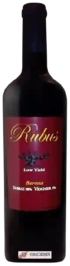 Winery Rubus - Low Yield Shiraz - Viognier Winery Rubus - Low Yield Shiraz - Viognier