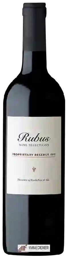 Winery Rubus - Proprietary Reserve Blend Winery Rubus - Proprietary Reserve Blend