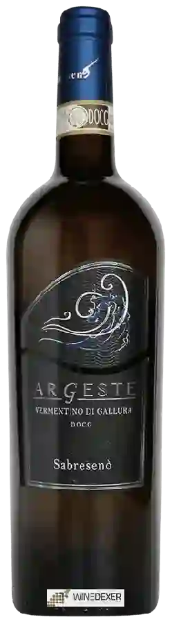 Winery Sabresenò - Argeste Vermentino di Gallura Superiore