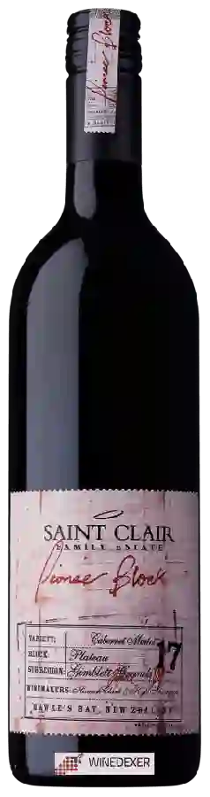 Winery Saint Clair - Pioneer Block 17 Plateau Cabernet - Merlot