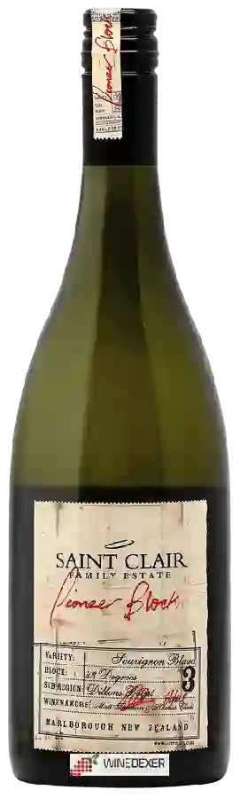 Winery Saint Clair - Pioneer Block 3 43 Degrees Sauvignon Blanc Winery Saint Clair - Pioneer Block 3 43 Degrees Sauvignon Blanc