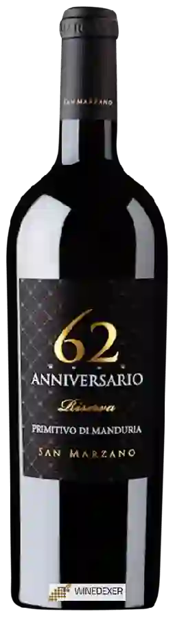 Winery San Marzano - 62 Anniversario Primitivo di Manduria Riserva Winery San Marzano - 62 Anniversario Primitivo di Manduria Riserva