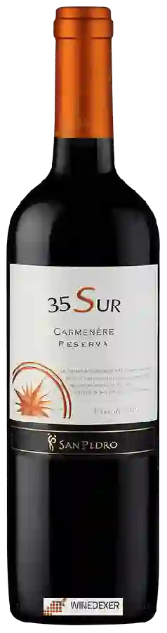 Winery San Pedro - 35° South (Sur) Reserva Carmenère Winery San Pedro - 35° South (Sur) Reserva Carmenère