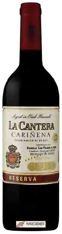 Winery San Valero - La Cantera Cariñena Reserva Winery San Valero - La Cantera Cariñena Reserva