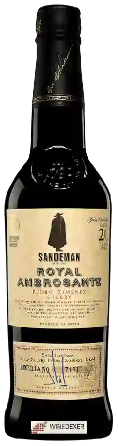 Winery Sandeman - Royal Ambrosante Pedro Ximénez Aged 20 Years Old Winery Sandeman - Royal Ambrosante Pedro Ximénez Aged 20 Years Old