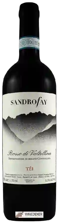 Winery Società Agricola Fay - Sandro Fay Tei Rosso di Valtellina Winery Società Agricola Fay - Sandro Fay Tei Rosso di Valtellina