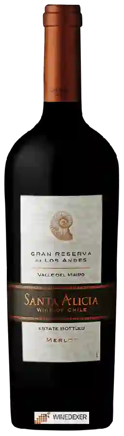 Winery Santa Alicia - Merlot Gran Reserva de Los Andes Winery Santa Alicia - Merlot Gran Reserva de Los Andes