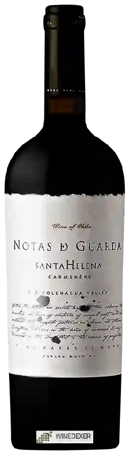 Winery Santa Helena - Notas de Guarda Carmenère Winery Santa Helena - Notas de Guarda Carmenère
