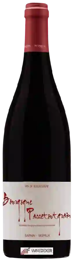 Winery Sarnin Berrux - Bourgogne Passetoutgrain Winery Sarnin Berrux - Bourgogne Passetoutgrain
