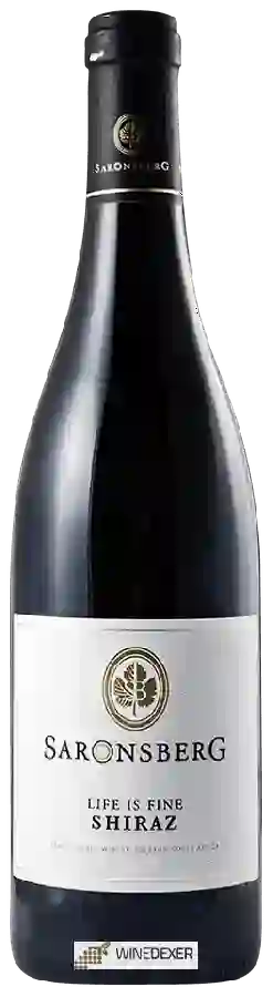 Winery Saronsberg - Life Is Fine Shiraz Winery Saronsberg - Life Is Fine Shiraz
