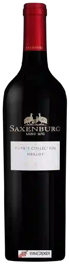 Winery Saxenburg - Private Collection Merlot Winery Saxenburg - Private Collection Merlot