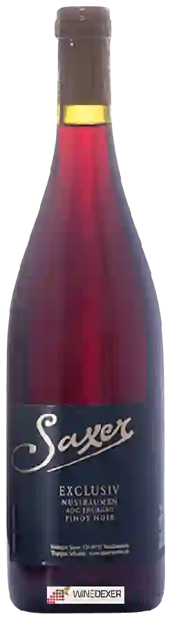 Winery Saxer - Exclusiv Nussbaumen Pinot Noir Winery Saxer - Exclusiv Nussbaumen Pinot Noir