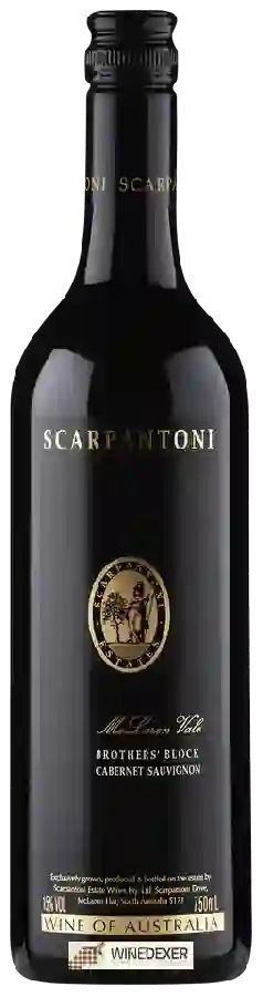 Winery Scarpantoni - Brothers' Block Cabernet Sauvignon Winery Scarpantoni - Brothers' Block Cabernet Sauvignon