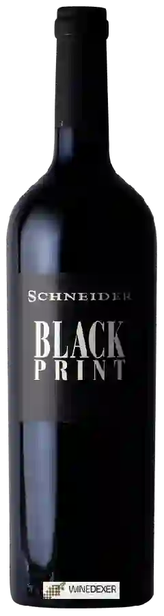 Winery Schneider - Black Print Winery Schneider - Black Print