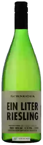 Winery Schneider - Ein Liter Riesling