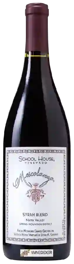 Winery School House Vineyard - Mescolanza Syrah Blend