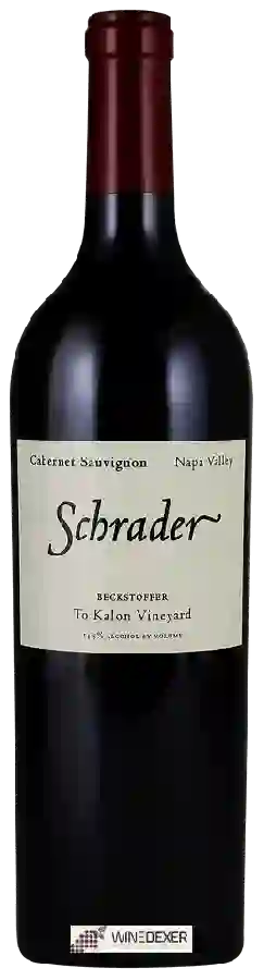 Winery Schrader - Cabernet Sauvignon Beckstoffer To Kalon Vineyard