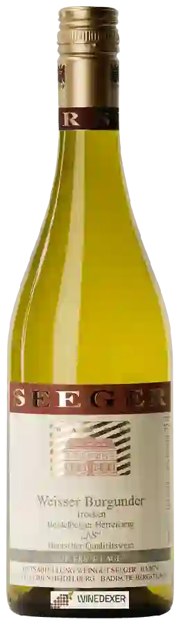 Weingut Seeger - Heidelberger Herrenberg AS Weisser Burgunder  Trocken