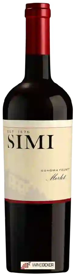 Winery Simi - Sonoma County Merlot