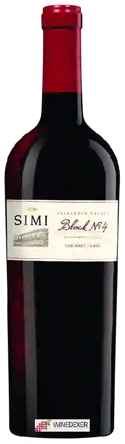 Winery Simi - Winemaker's Select Block No. 4 Cabernet Franc Winery Simi - Winemaker's Select Block No. 4 Cabernet Franc