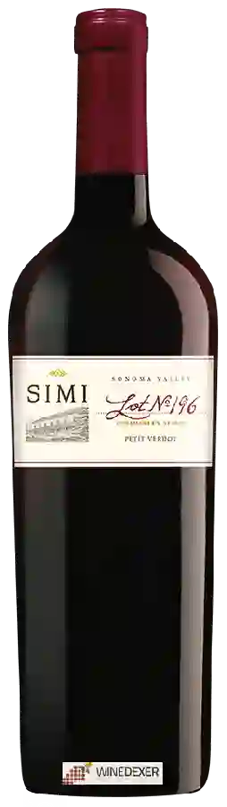 Winery Simi - Winemaker's Select Lot No. 196 Petit Verdot