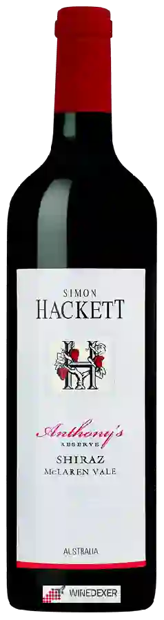 Winery Simon Hackett - Anthony's Reserve Shiraz Winery Simon Hackett - Anthony's Reserve Shiraz