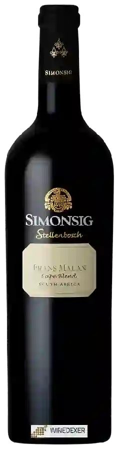 Winery Simonsig - Frans Malan Cape Blend Winery Simonsig - Frans Malan Cape Blend
