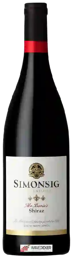 Winery Simonsig - Mr Borio's Shiraz