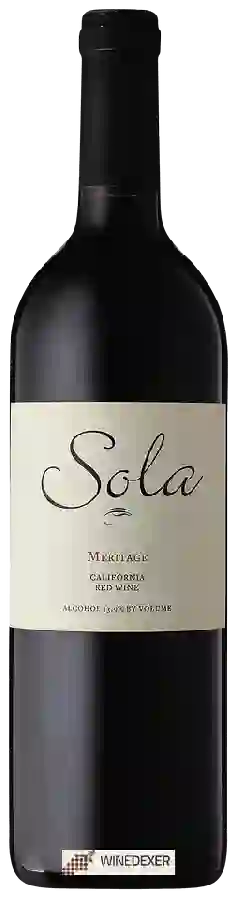 Winery Sola - California Meritage Winery Sola - California Meritage