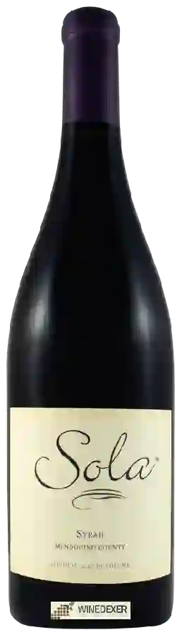 Winery Sola - Mendocino County Syrah Winery Sola - Mendocino County Syrah