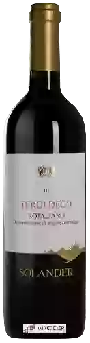 Winery Solander - Teroldego Rotaliano