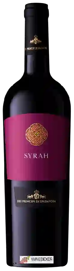 Winery Spadafora - Syrah Winery Spadafora - Syrah