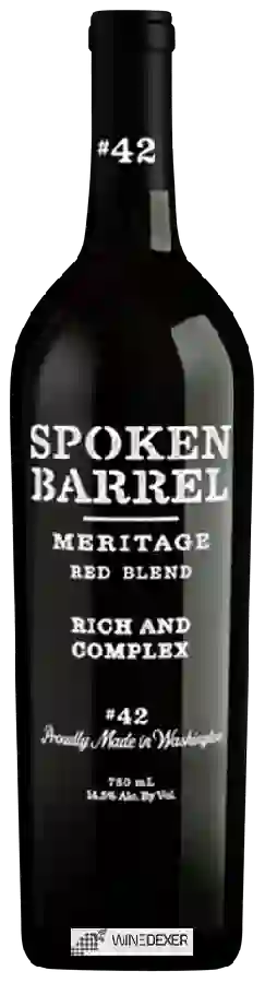 Winery Spoken Barrel - #42 Meritage Red Blend Winery Spoken Barrel - #42 Meritage Red Blend