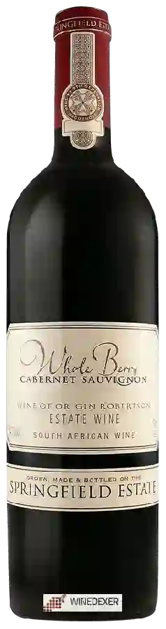 Winery Springfield Estate - Whole Berry Cabernet Sauvignon