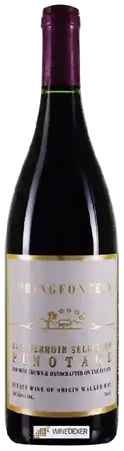 Winery Springfontein - Terroir Selection Pinotage Winery Springfontein - Terroir Selection Pinotage