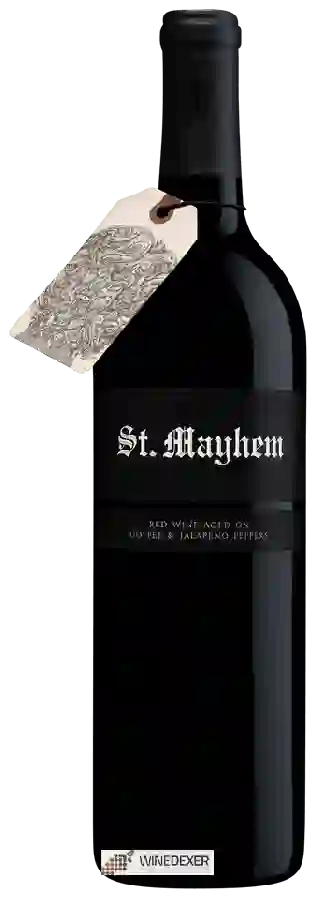 Winery St. Mayhem - Red Wine Aged on Coffee and Jalapeño Peppers Winery St. Mayhem - Red Wine Aged on Coffee and Jalapeño Peppers