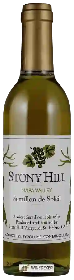 Winery Stony Hill - Sémillon de Soleil Winery Stony Hill - Sémillon de Soleil