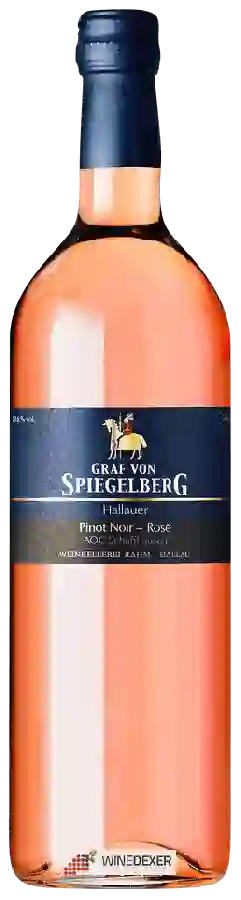 Winery Strada - Weinkellerei Rahm - Graf von Spiegelberg Hallauer Pinot Noir Rosé