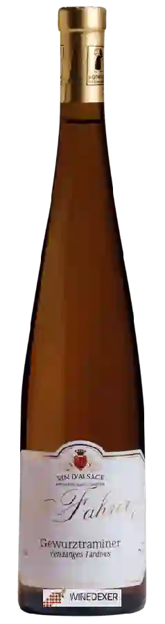 Winery Sylvie Fahrer - Vendanges Tardives Gewurztraminer Winery Sylvie Fahrer - Vendanges Tardives Gewurztraminer
