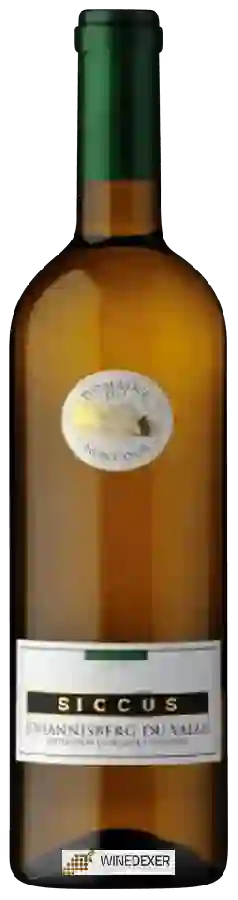 Winery Mont d'Or - Siccus Johannisberg du Valais Winery Mont d'Or - Siccus Johannisberg du Valais