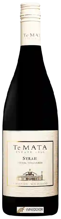 Winery Te Mata - Estate Vineyards Syrah Winery Te Mata - Estate Vineyards Syrah