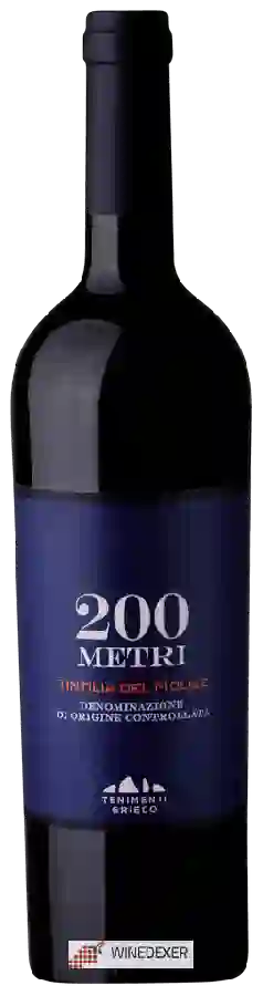 Winery Tenimenti Grieco - 200 Metri Tintilia del Molise Winery Tenimenti Grieco - 200 Metri Tintilia del Molise