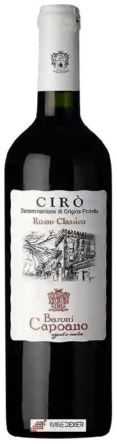 Winery Tenuta dei Baroni Capoano - Cirò Rosso Classico Winery Tenuta dei Baroni Capoano - Cirò Rosso Classico