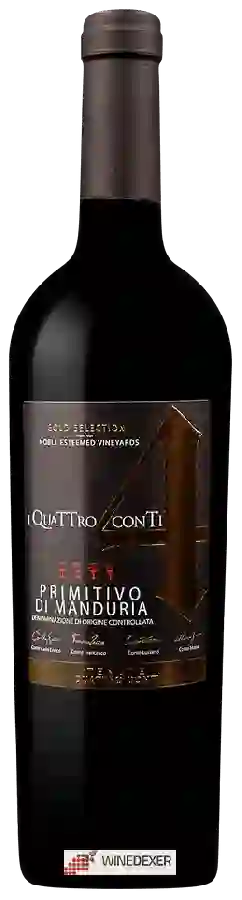 Winery Tenute Quattro Conti - I Quattro Conti Primitivo di Manduria Winery Tenute Quattro Conti - I Quattro Conti Primitivo di Manduria