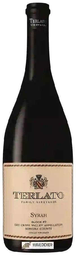 Winery Terlato - Syrah Block #9 Winery Terlato - Syrah Block #9