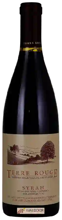 Winery Terre Rouge - Sentinel Oak Vineyard Pyramid Block Syrah Winery Terre Rouge - Sentinel Oak Vineyard Pyramid Block Syrah