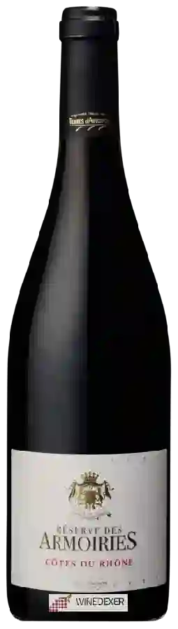 Winery Terres d'Avignon - Réserve des Armoiries Côtes du Rhône Rouge